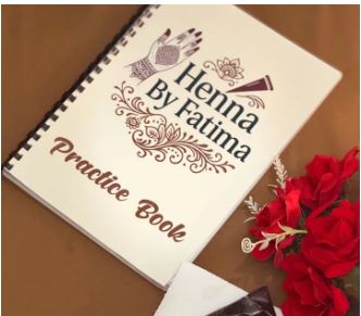 Mehndi Practice Book Henna By Fatima Practice book Learn Mehndi easily ( Practice Book with free mehndi)
